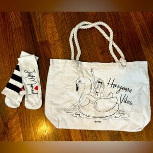 Honeymoon package! Socks and bag
